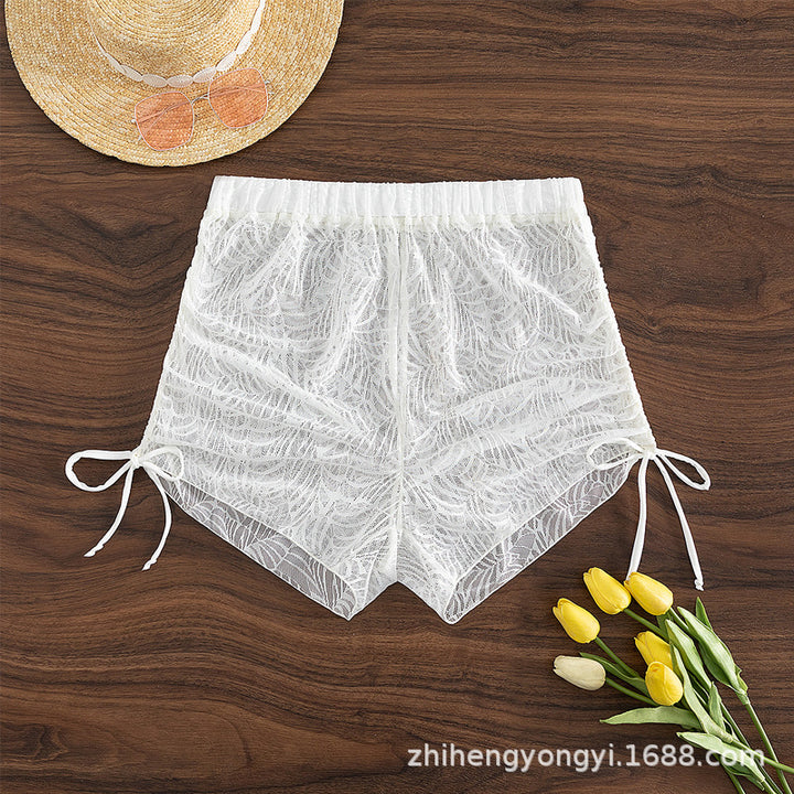 Women Transparent Beach Shorts Mune Fashion