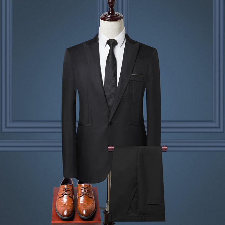 Men's slim business suit with tailored jacket and chinos Mune Fashion