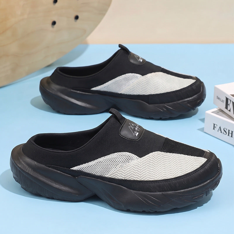 Unisex Slip-On Clog-Sneaker with thick profiled sole and breathable mesh upper Mune Fashion