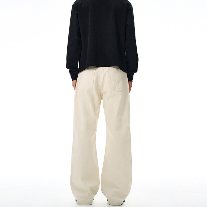 Men's Oversized Cotton Palazzo Pants with Straight Ultra Wide Leg Mune Fashion