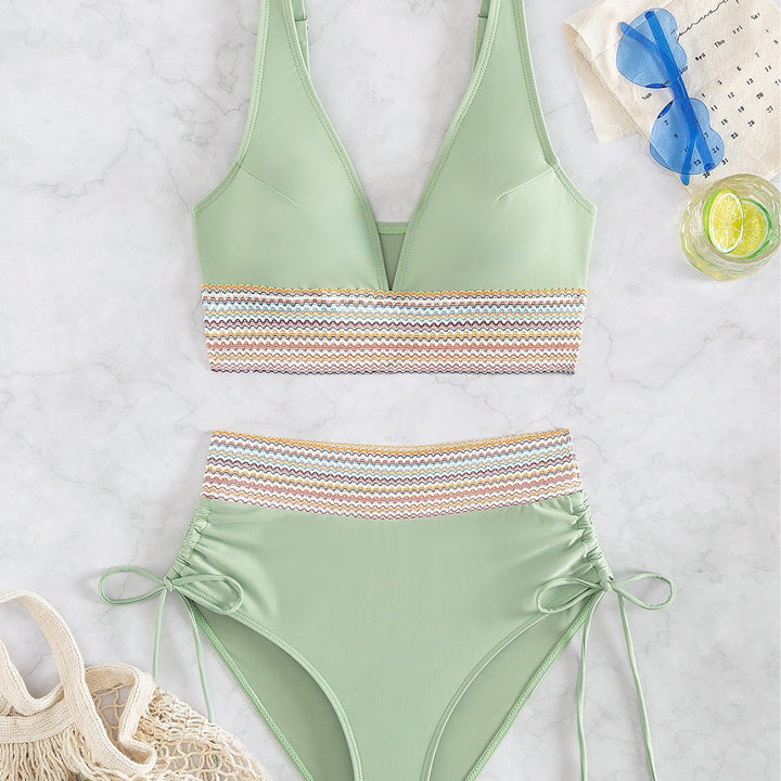 Women's High-Cut Sport Bikini Mune Fashion