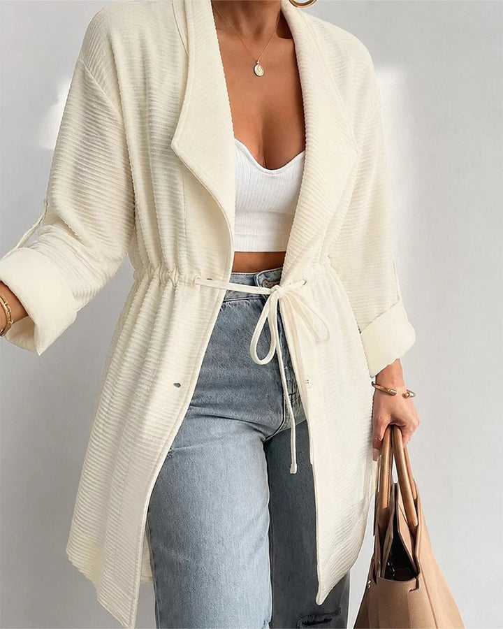 Women Casual and Elegant Long Cardigan Mune Fashion
