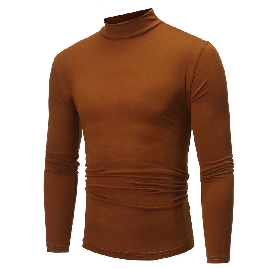 Men's Elegant Turtleneck T-Shirt Made Of Soft Jersey Mune