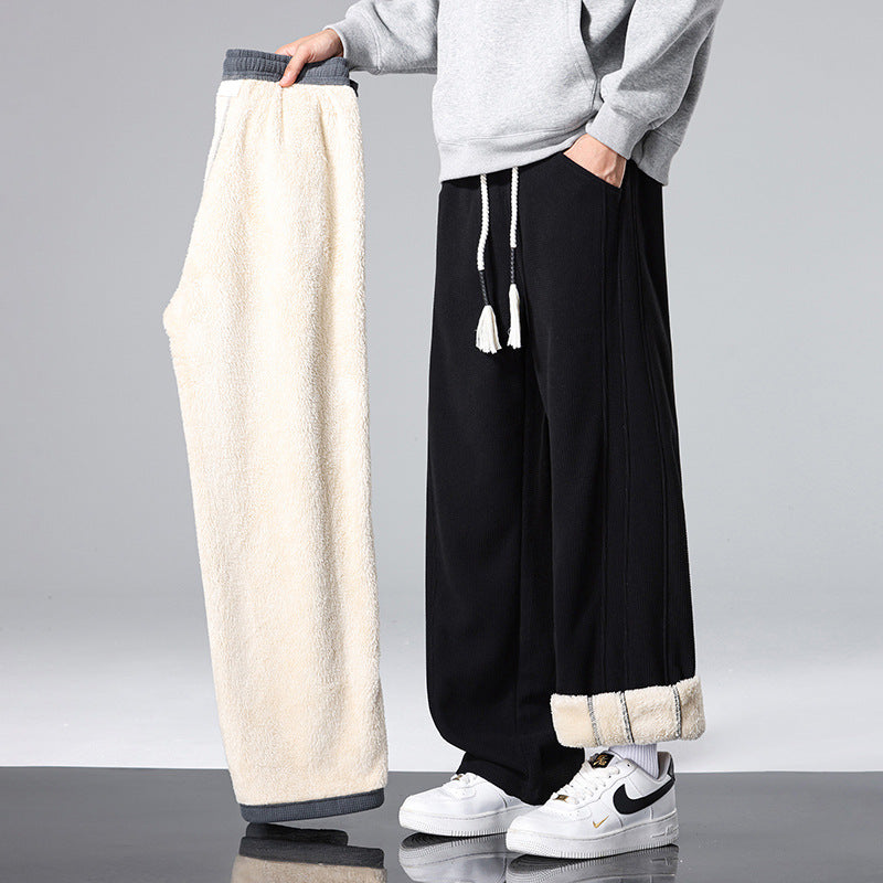 Men's Plush and Comfortable Leisure Pants