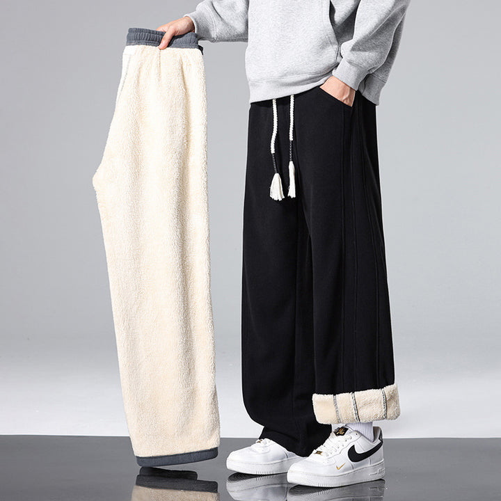 Men's Plush and Comfortable Leisure Pants