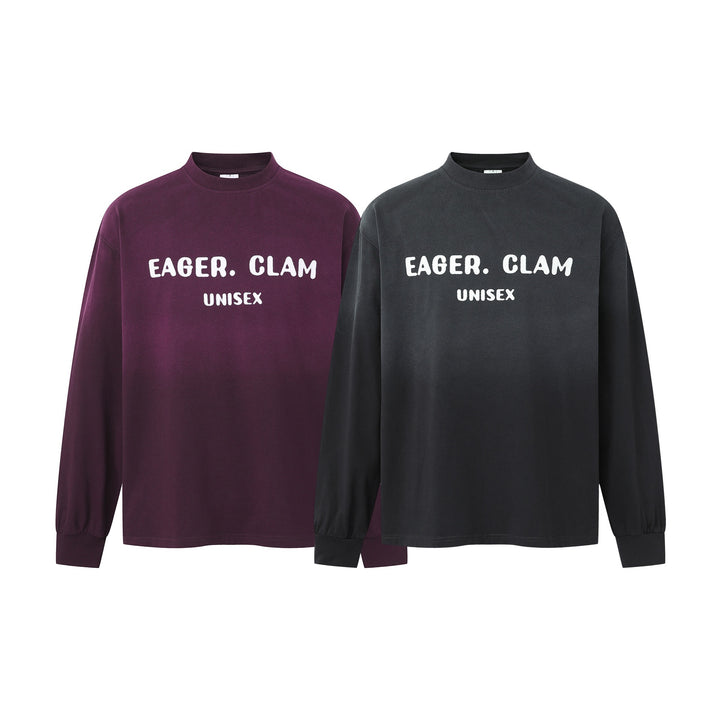 Unisex Oversized Sweatshirt with Mock Neck and Statement Print Mune Fashion