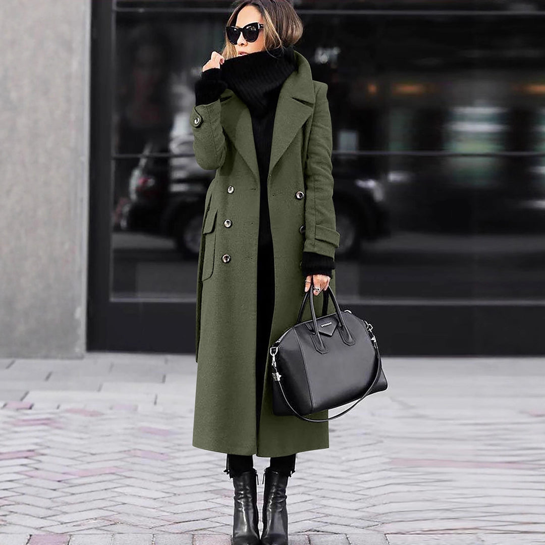 Ladies Elegant and Timeless Wool Coat
