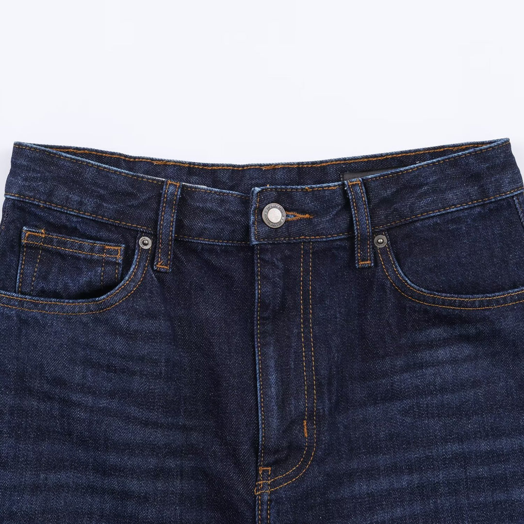 Women High-Waist Balloon Jeans with wide thigh and tapered hem Mune Fashion