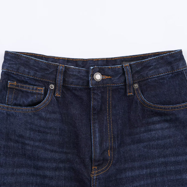 Women High-Waist Balloon Jeans with wide thigh and tapered hem Mune Fashion