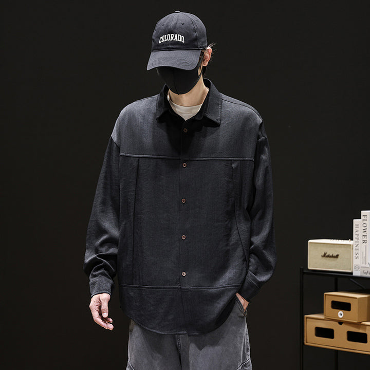 Men's Casual Utility Shirt Jacket