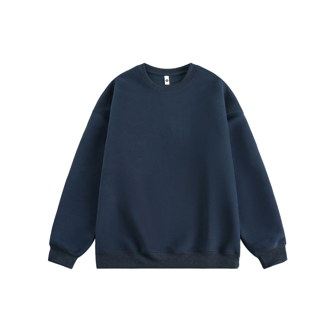 Unisex Oversize Cotton Sweatshirt with Round Neck and Wide Cuffs Mune Fashion