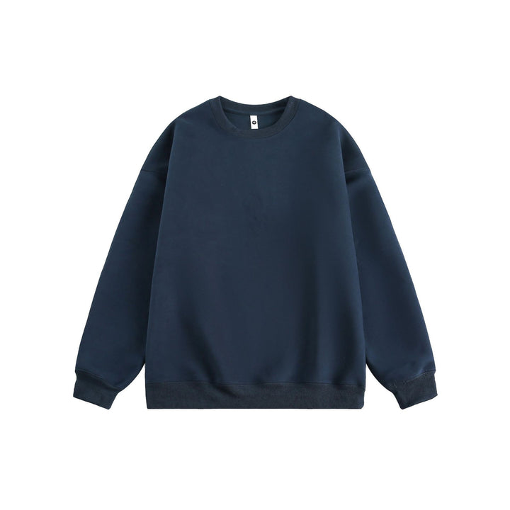 Unisex Oversize Cotton Sweatshirt with Round Neck and Wide Cuffs Mune Fashion