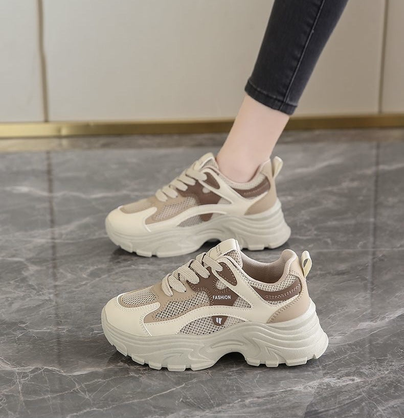 Ladies Fashion Sneakers with breathable mesh upper and cushioned sole Mune Fashion