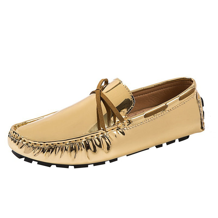 Men's suede moccasins with soft plush lining, decorative tassel, and textured rubber outsole Mune Fashion