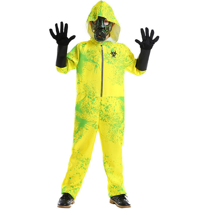 Unisex safety suit with hood and gas mask Mune Fashion