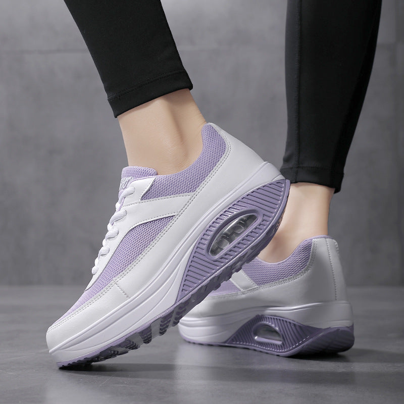 Men's ergonomic sports shoe with air chamber shock-absorbing midsole and breathable mesh fabric Mune Fashion