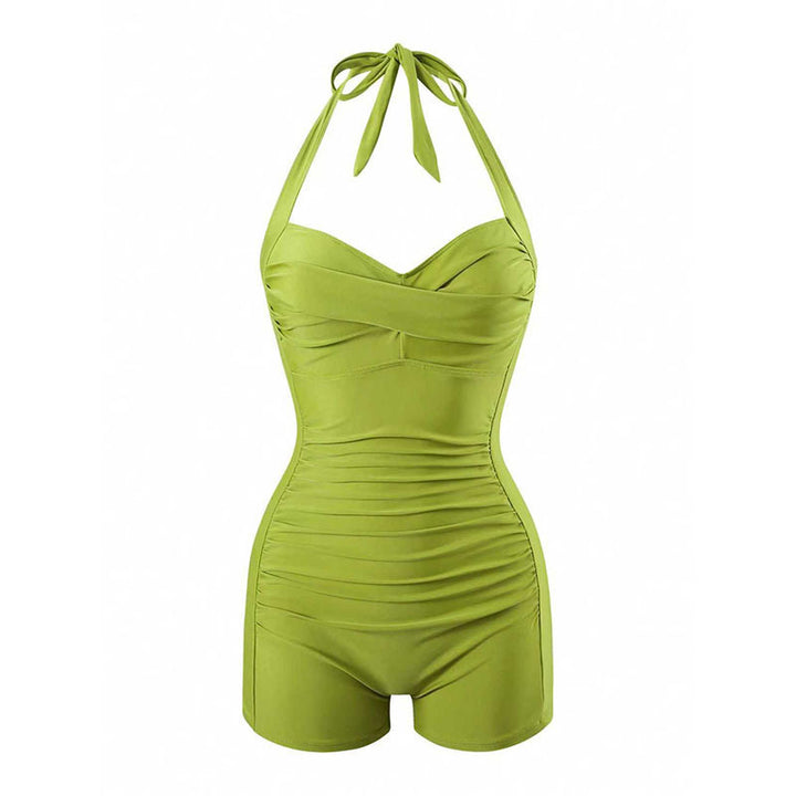 Women's one-piece swimsuit with elegant ruffle design Mune Fashion