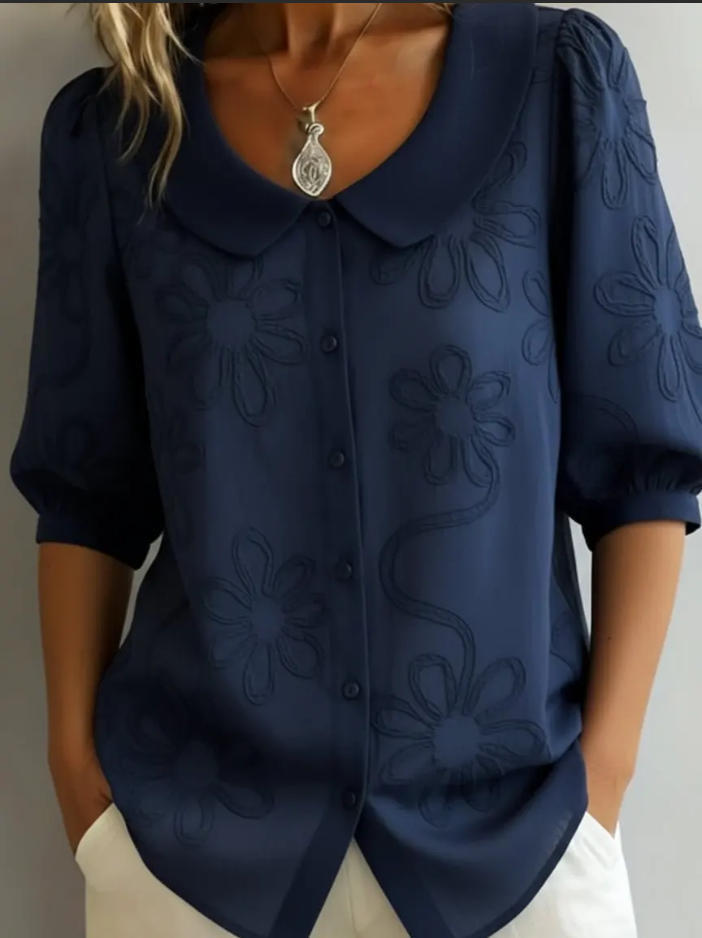 Women's blouse with floral pattern Mune Fashion