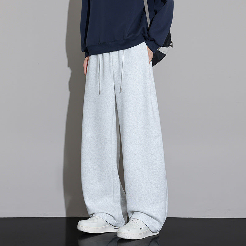 Men's Loose Fit Jogging Pants with Drawstring and Flowing Jersey Quality Mune Fashion