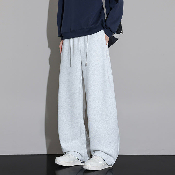 Men's Loose Fit Jogging Pants with Drawstring and Flowing Jersey Quality Mune Fashion