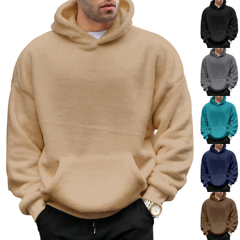 Unisex nan cozy teddy fleece hoodie with oversized fit and kangaroo pocket Mune Fashion