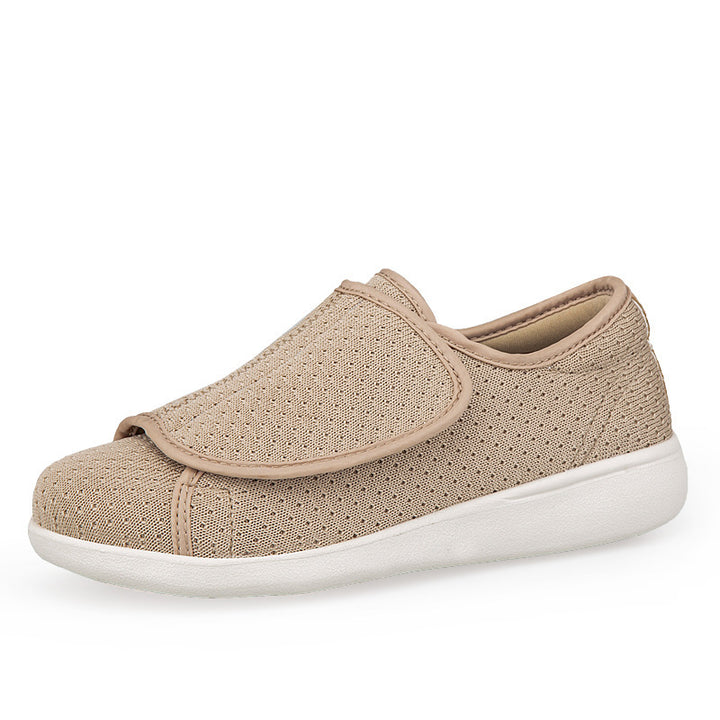 Men's orthopedic slipper with adjustable Velcro, breathable mesh and shock-absorbing foam sole Mune Fashion