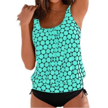 Women's Tankini with elastic waistband and gathered top Mune Fashion
