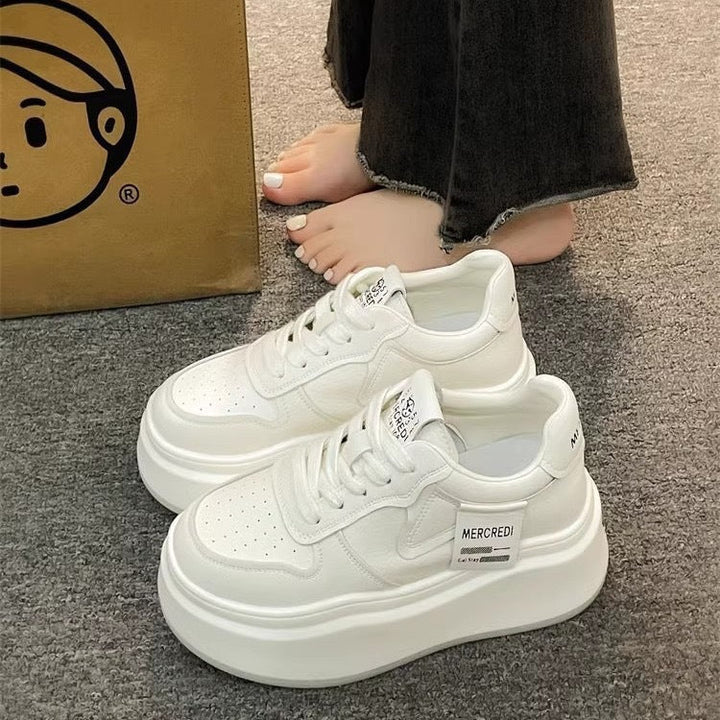 Women's Platform Sneaker with Airy Mesh Upper and Comfortable Cushioning Mune Fashion