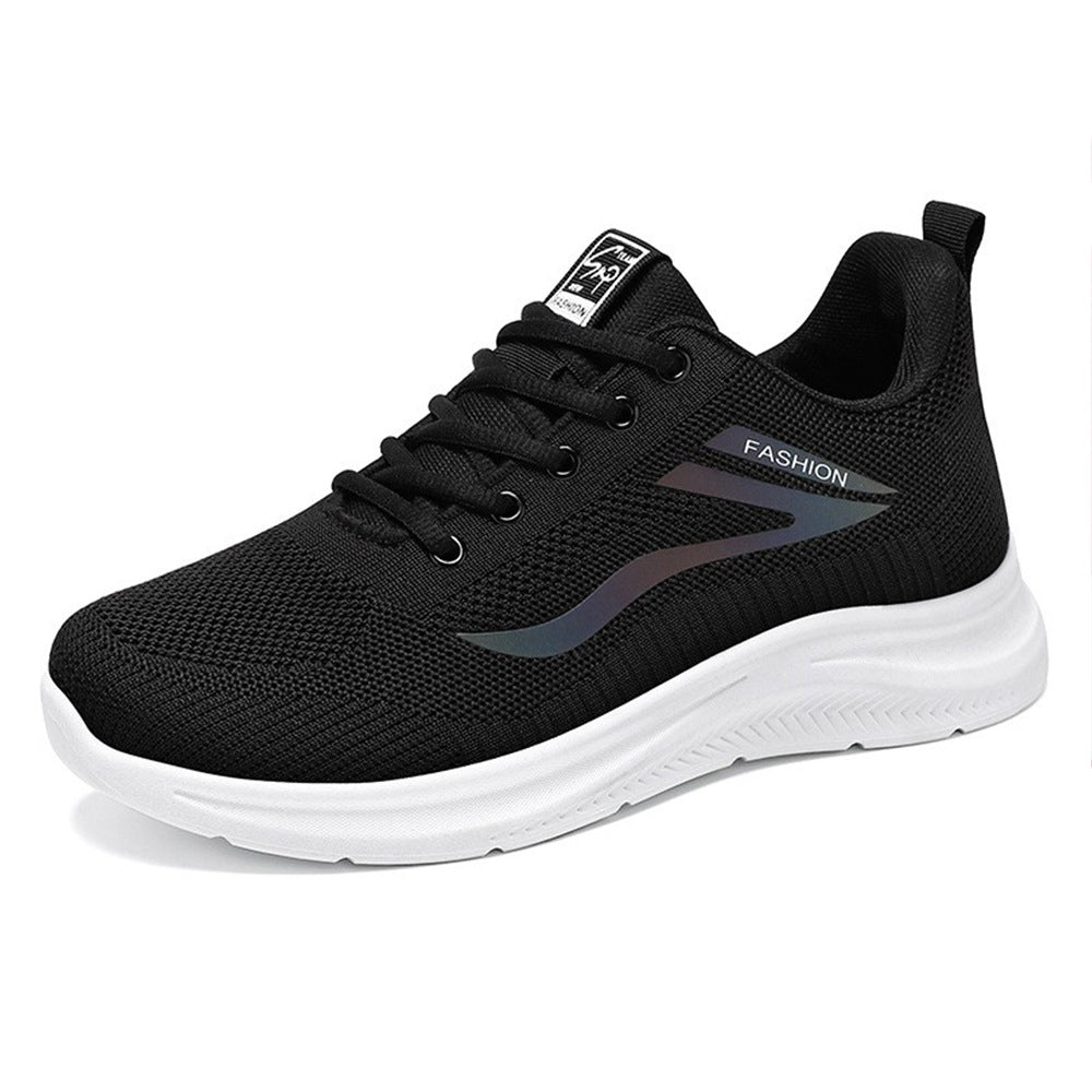 Unisex nan lightweight knitted casual sneakers with padded heel support and non-slip profile sole Mune Fashion