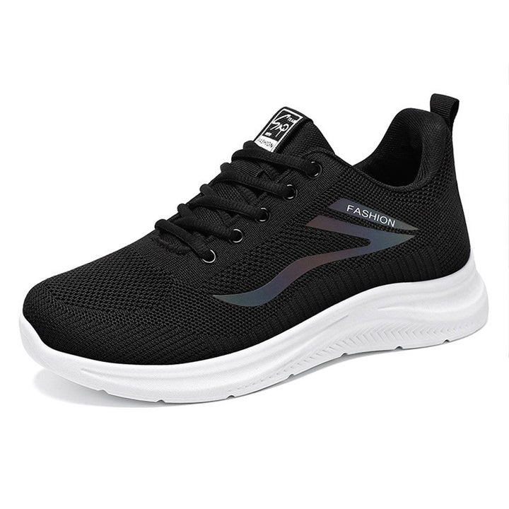 Unisex nan lightweight knitted casual sneakers with padded heel support and non-slip profile sole Mune Fashion