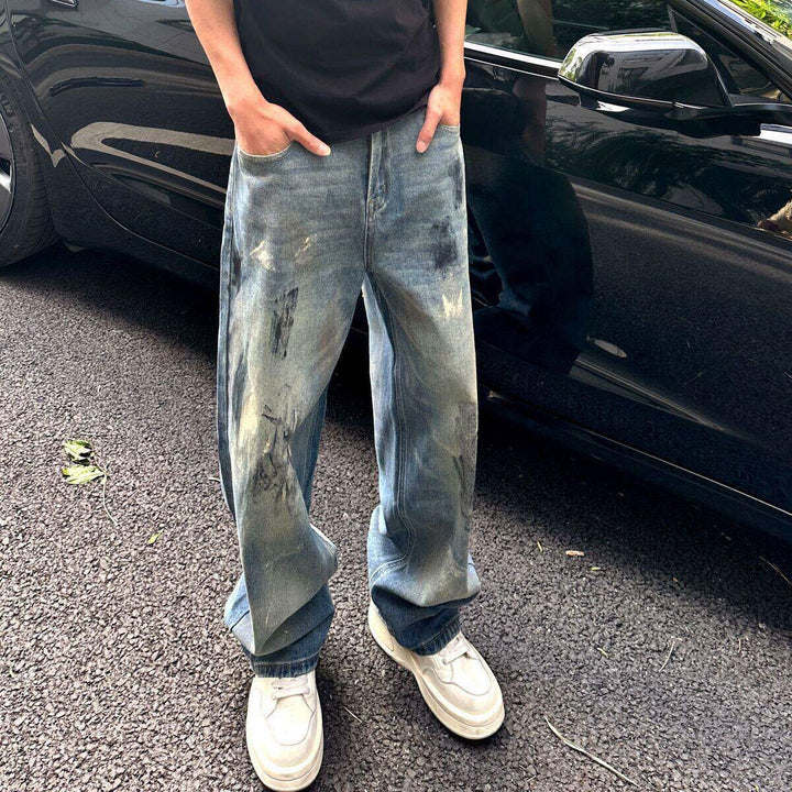 Men's Comfortable Oversized Jeans Mune Fashion
