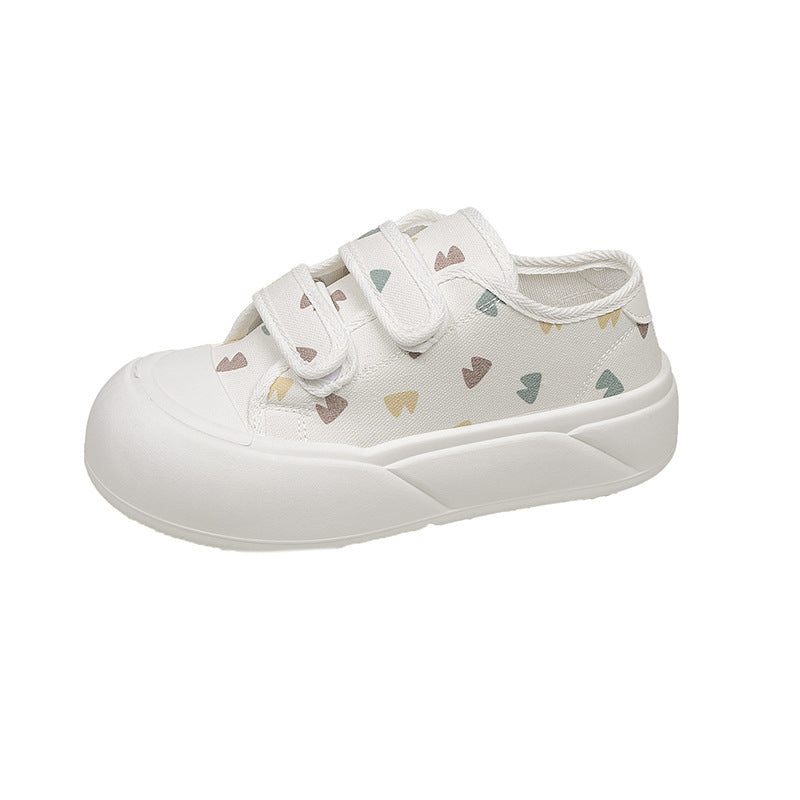 Women's sporty sneakers with practical Velcro closure and trendy denim upper material Mune Fashion