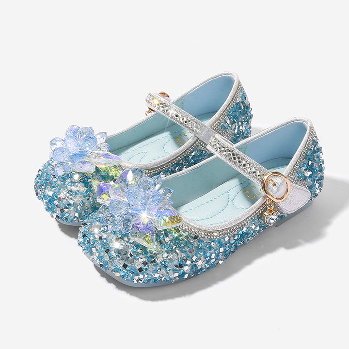 Girls Glittering Ballet Flats Mune Fashion