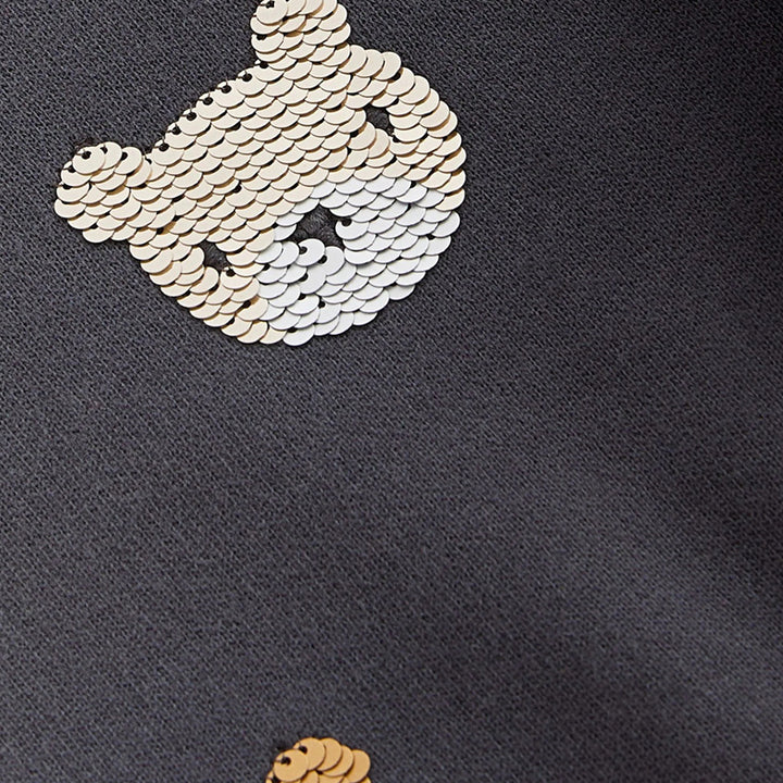 Girls sweatshirt with tulle underskirt and animal appliqués Mune Fashion