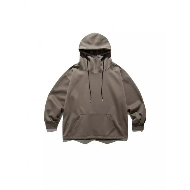 Unisex Oversize Hoodie with Half Zipper and Kangaroo Pocket Mune Fashion
