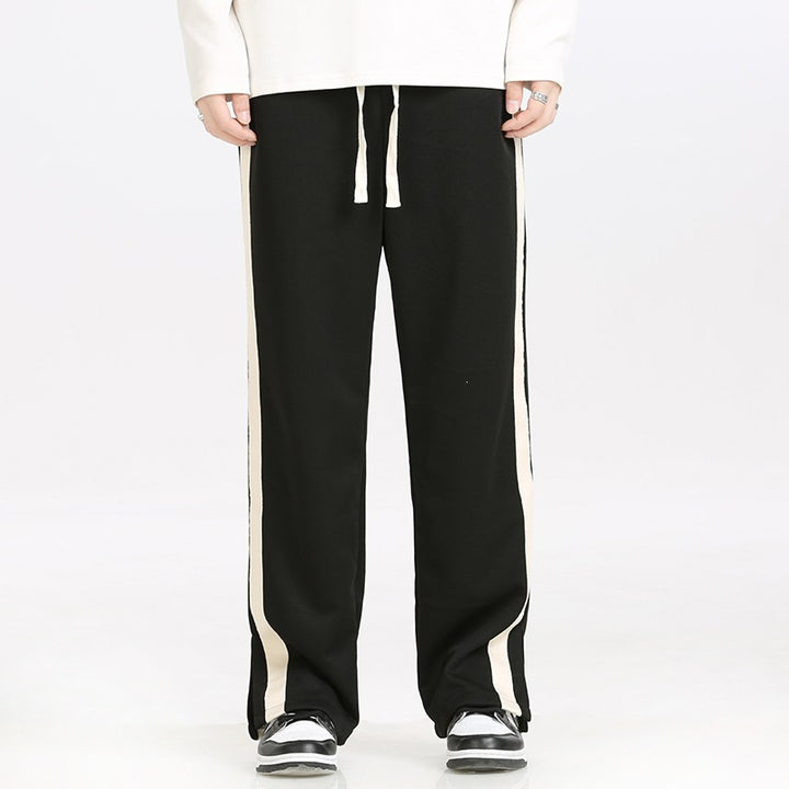 Men's Sporty Casual Pants with Stripes Mune Fashion