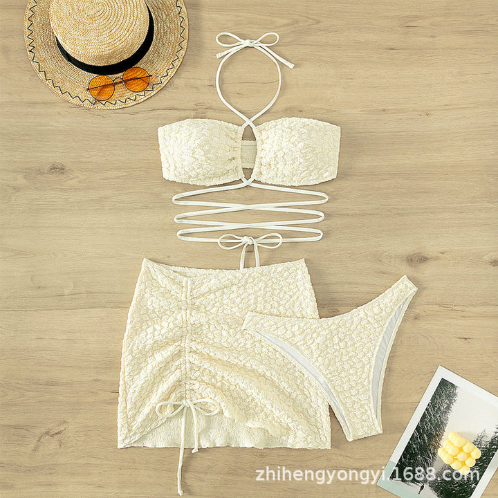 Women's Bikini Set with Sophisticated Wrap Design Mune Fashion