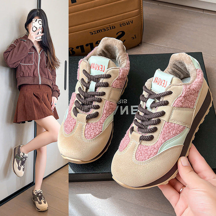 Women's sneakers with cozy lining and sporty design Mune Fashion