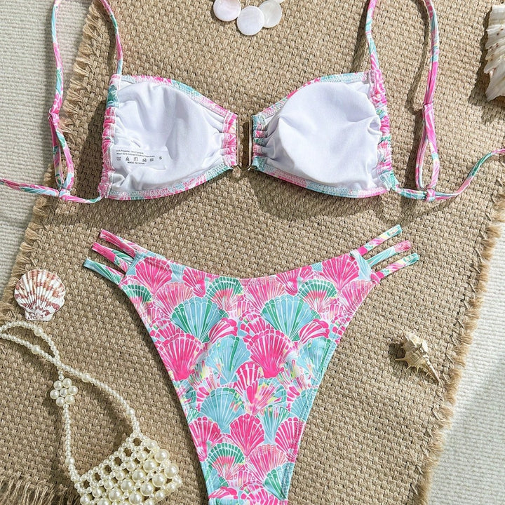 Ladies Push-Up Bikini with delicate shell motifs Mune Fashion