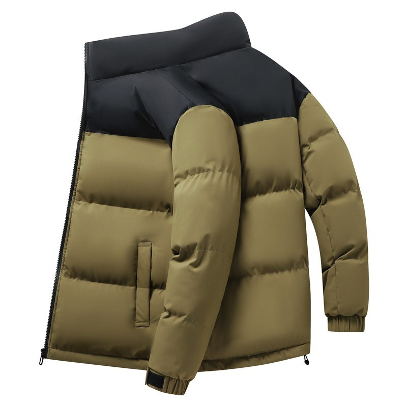 Men's padded quilted jacket with high thermal performance, water-repellent surface, and elastic cuffs Mune Fashion