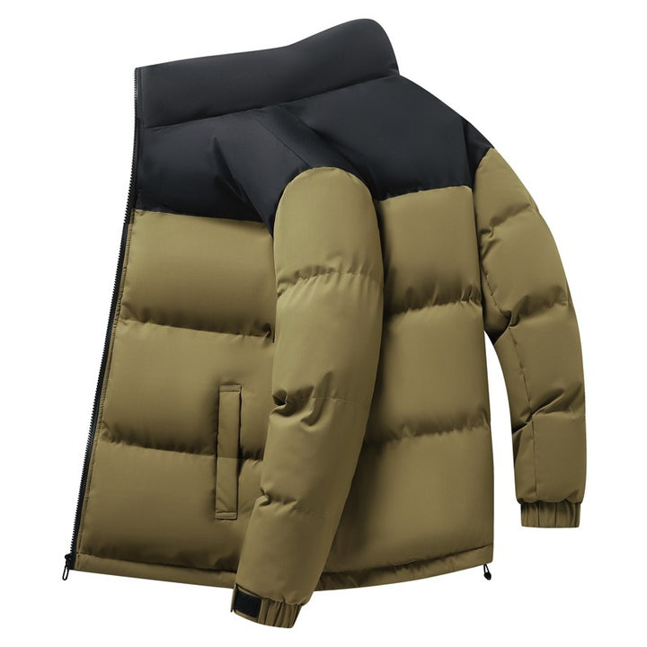 Men's padded quilted jacket with high thermal performance, water-repellent surface, and elastic cuffs Mune Fashion