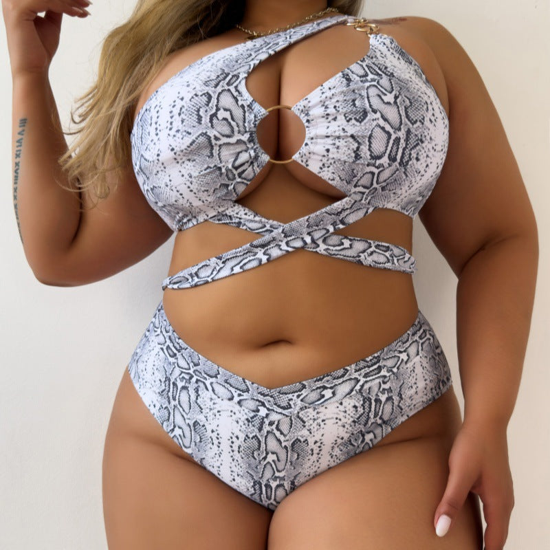 Women Asymmetrical Cut-Out Bikini Set Mune Fashion