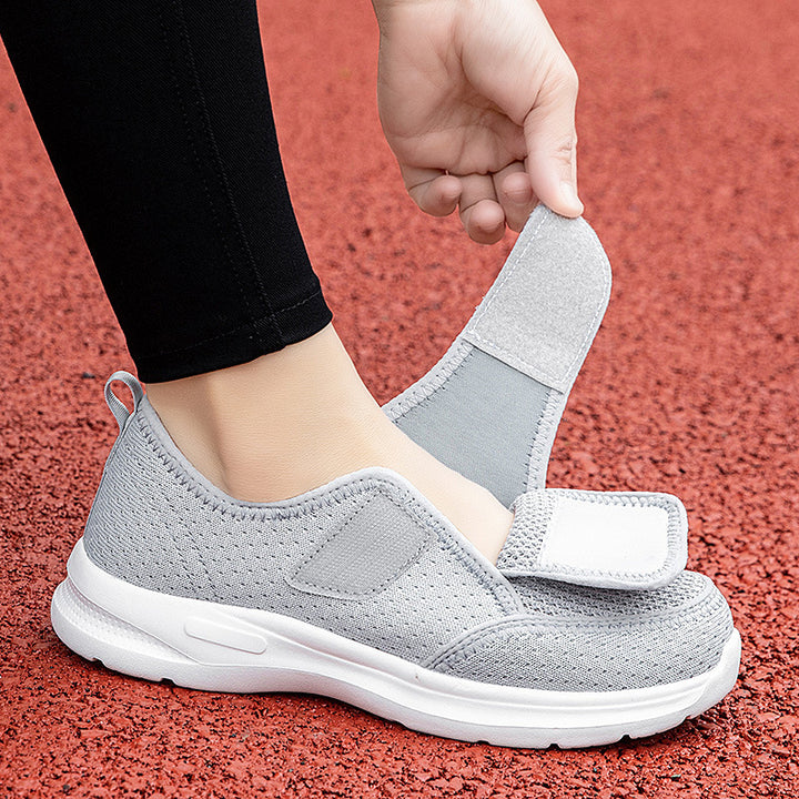 Unisex nan breathable comfort half shoe with Velcro fastener and ergonomic cushioning Mune Fashion