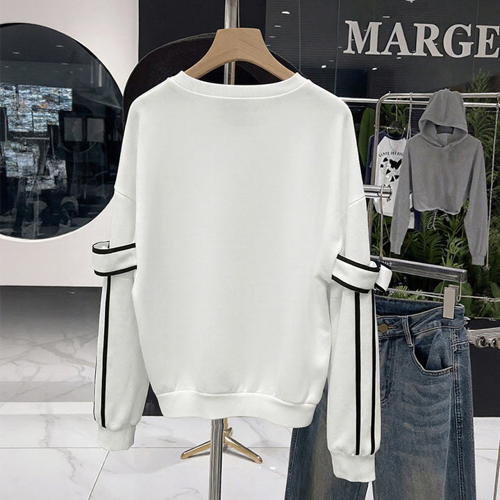 Women Fashionable Sweatshirt with Bow Details Mune Fashion