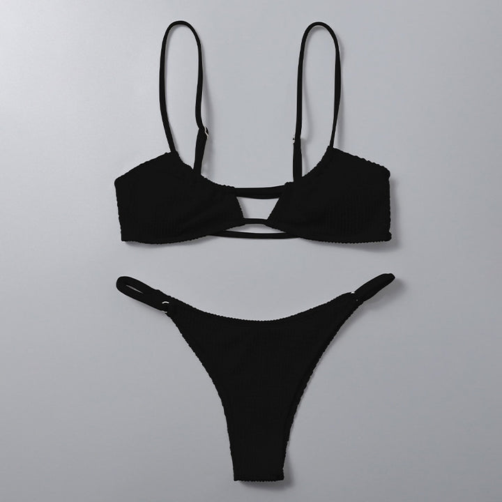 Women's Triangle Bikini with Innovative Cut-Out Design Mune Fashion