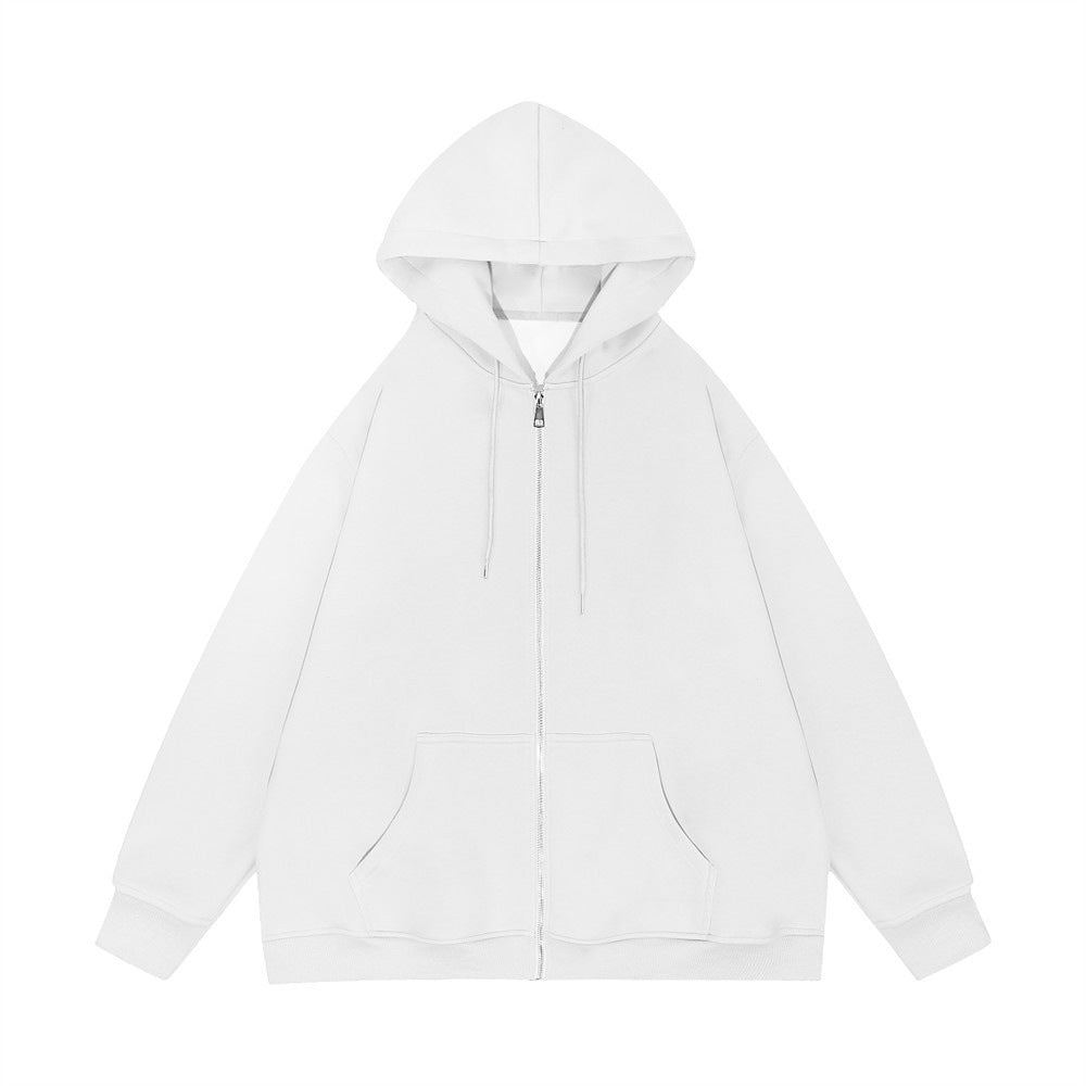 Unisex casual hoodie jacket with sturdy metal zipper double-layered hood and deep kangaroo pockets Mune Fashion