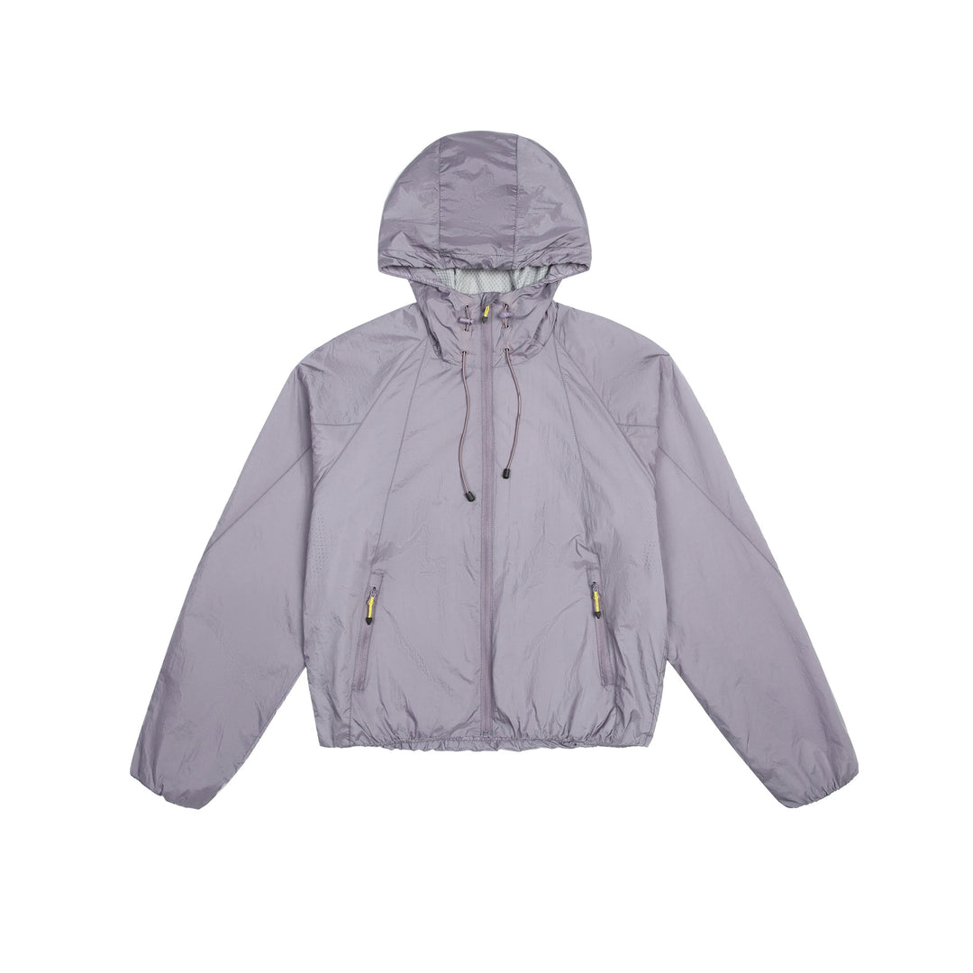 Unisex Lightweight Windbreaker with Adjustable Hood, Packable Nylon Jacket Mune Fashion
