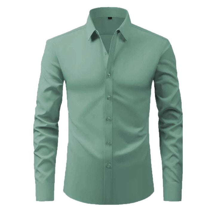 Men's long-sleeved shirt with innovative cut and modern design Mune Fashion