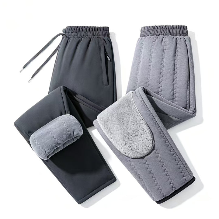 Women Cozy Fleece Jogging Pants with Reinforcements Mune Fashion