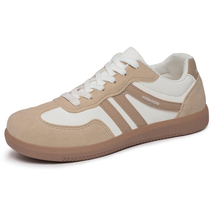 Women's retro-inspired low-top sneakers with suede and synthetic trims Mune Fashion